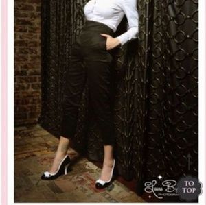 Pinup Girl Clothing Laura Byrnes Cropped Trousers